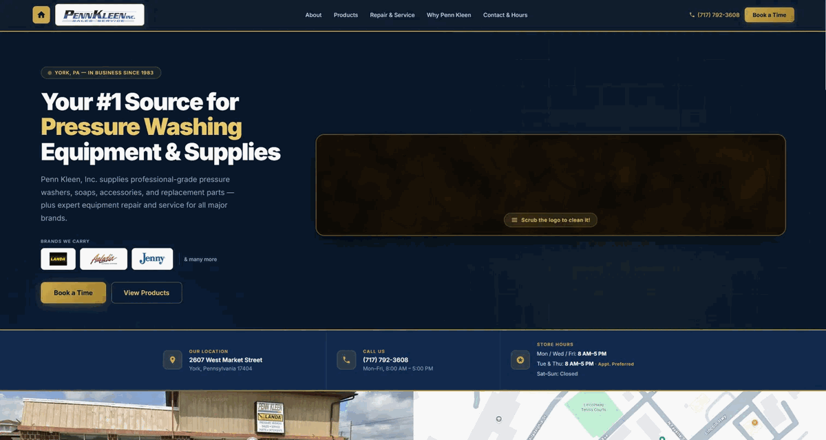 Penn Kleen, Inc. website